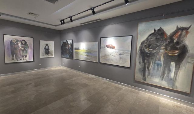 "Doğaçlama" sergisi Tekirdağ'da sanatseverlerle buluştu