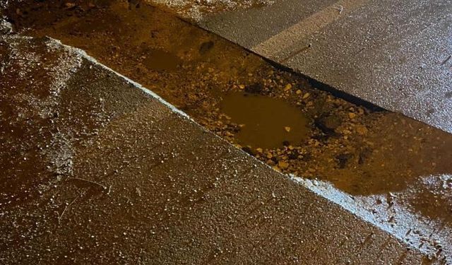 Edirne'de bozuk yollar sürücüleri mağdur ediyor