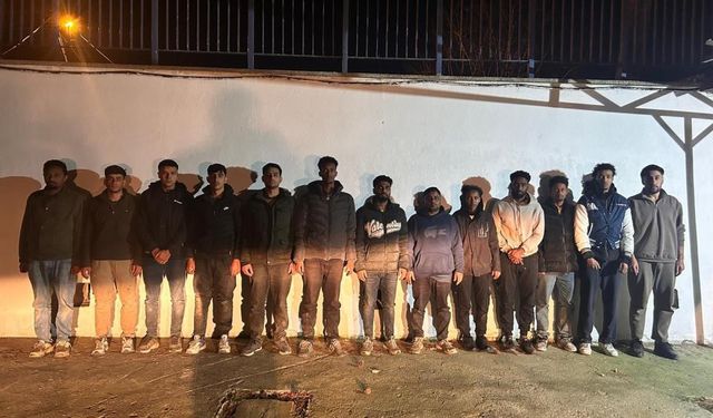 Edirne'de 13 düzensiz göçmen yakalandı