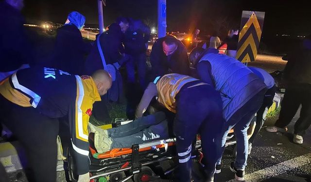 Muratlı çevreyolunda iki araç çarpıştı: 2 yaralı