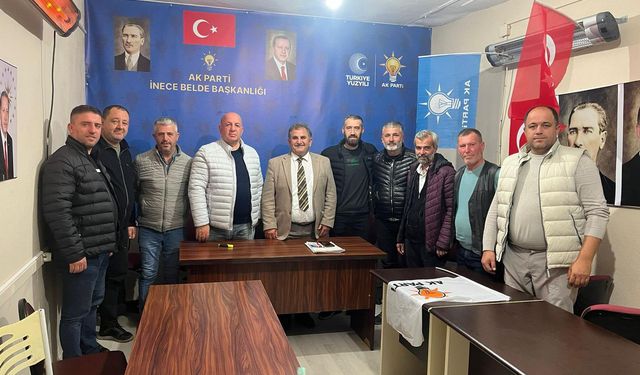 AK Parti Teşkilatı İnece’de Toplantı Gerçekleştirdi