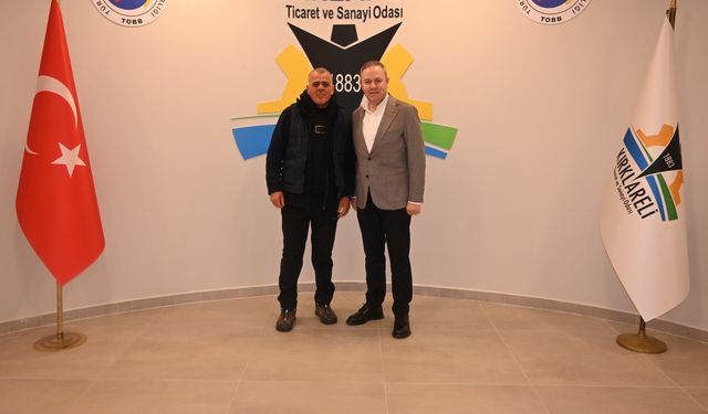 İpek’ten Kırklareli TSO’ya Hayırlı Olsun Ziyareti