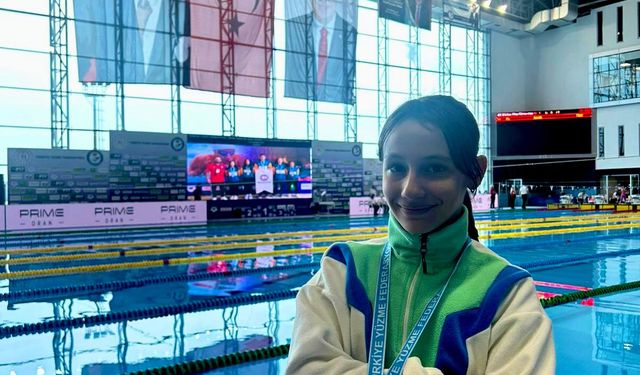 Lüleburgazlı yüzücü Ilgım Ertaş’tan 4 Türkiye Şampiyonluğu