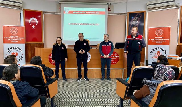 Kırklareli’de “İlk Yardım Farkındalık Semineri” Düzenlendi