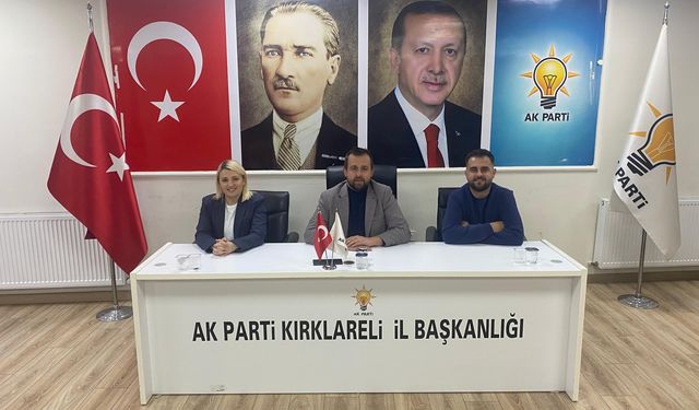 AK Parti Kırklareli Haftalık Toplantısını Gerçekleştirdi