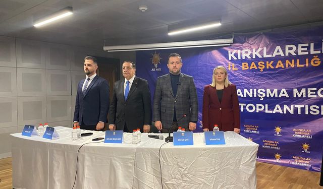 AK Parti Kırklareli’nde İl Danışma Meclisi Toplandı