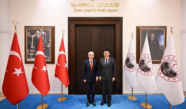 Vali Turan Çin Başkonsolosuyla Görüştü