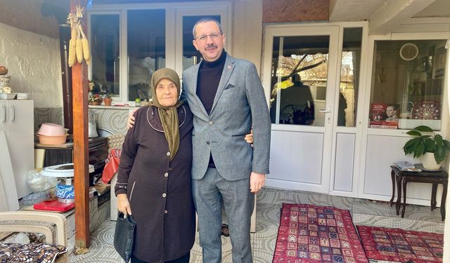 Kaymakam Özderin’den Şehit Annesine Ziyaret
