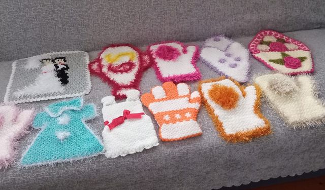 Kırklareli;'nde El Emeği Lifler İlgi Görüyor