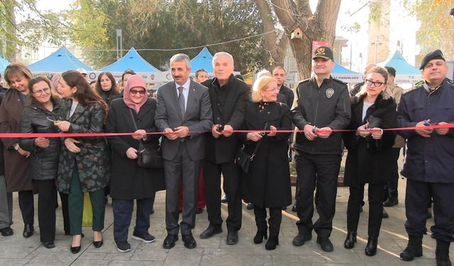 Edirne'de polis eşleri tek yürek oldu, tüm ürünler tükendi