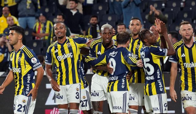 Fenerbahçe'de ilk yarı istatistikleri