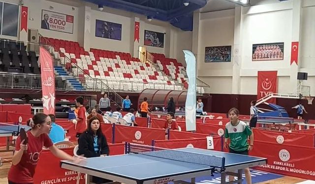 Yıldızlar Masa Tenisi Müsabakaları Kırklareli’nde Yapıldı