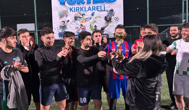 Kırklareli’nde YURTLİG Futbol Turnuvası Sona Erdi