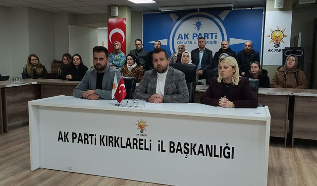 AK Parti Kırklareli Teşkilatının Üye Sayısı 40 Bini Aştı