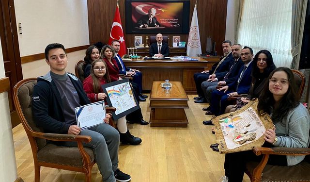 Projede Dereceye Giren Öğrenciler Ödüllendirildi