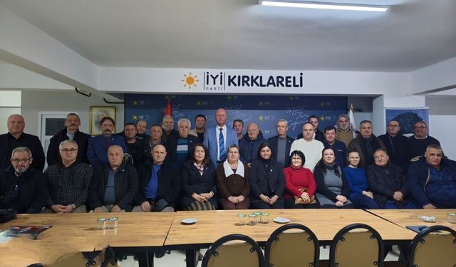 İYİ Parti Kırklareli Teşkilatları Ocak Ayı İstişare Toplantısında Buluştu