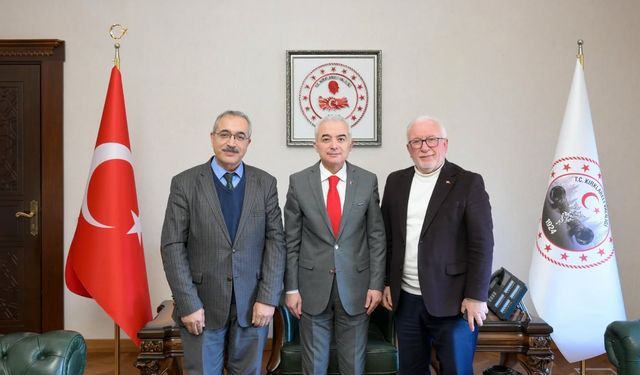 Vali Turan, Eski Milletvekili Bürge ve Prof. Dr. Çapku ile Görüştü