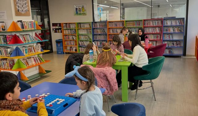 Kütüphanede Akıl ve Zekâ Oyunları Etkinliği Tamamlandı
