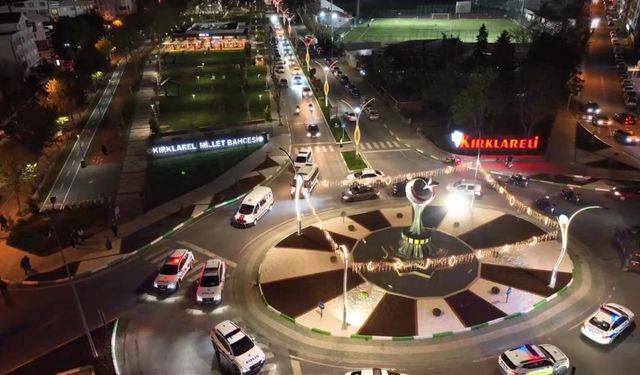 Yılbaşına özel Kırklareli’nde geniş çaplı polis denetimi