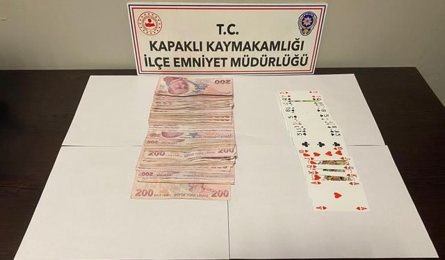 Tekirdağ’da kumar operasyonu: 81 bin lira ceza