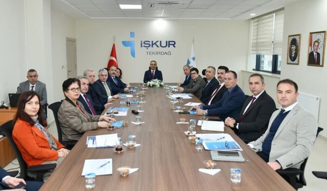 Tekirdağ İstihdam ve Mesleki Eğitim Kurulu toplantısı