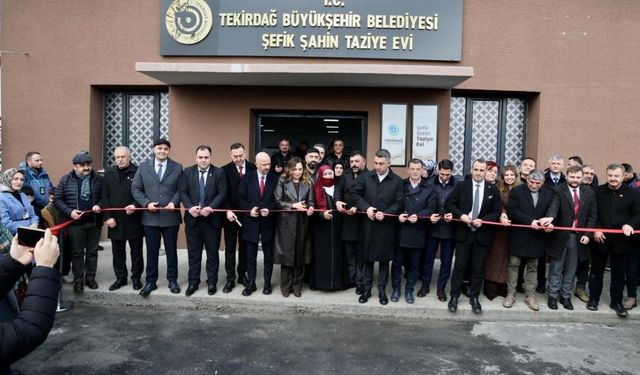 Kapaklı’da "Şefik Şahin Taziye Evi" hizmete açıldı