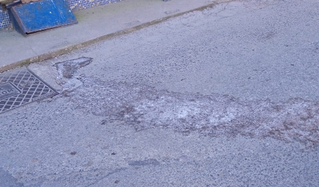 Yol Üzerinde Oluşan Buzlanma Tehlike Saçıyor