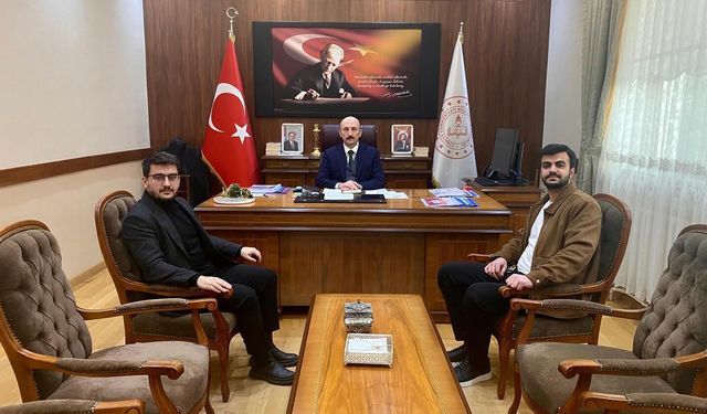 TÜGVA Temsilcilerinden Müdür Altınöz’e Ziyaret