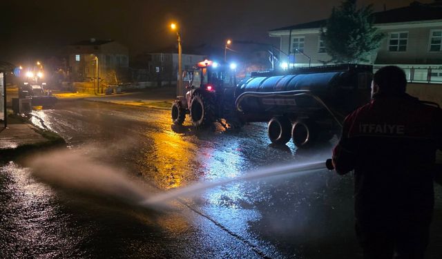 Akören Yolu’nda Temizlik Seferberliği