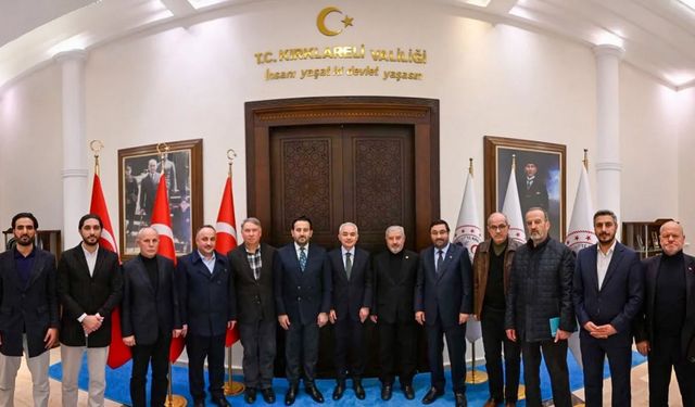 Vali Uğur Turan Misafirlerini Ağırladı