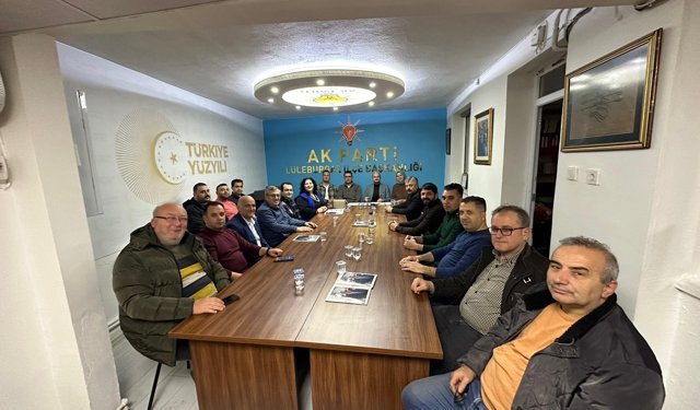AK Parti Lüleburgaz’da Haftalık Toplantı Gerçekleştirildi