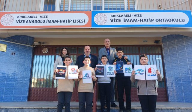 Vize İmam Hatip Ortaokulu’ndan TEKNOFEST’e 9 Proje Başvurusu