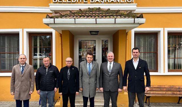 Ticaret ve Esnaf Heyetinden Pehlivanköy’e Ziyaret