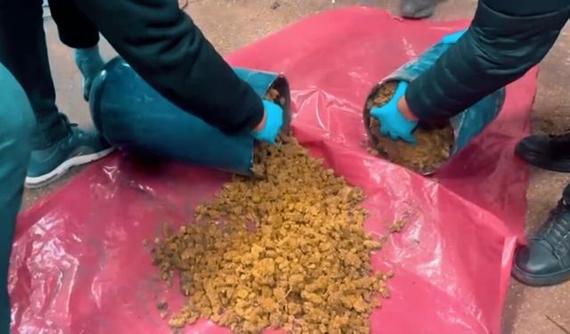 Tekirdağ’da yakıt tüplerine zulalanmış 24 kilo 500 gram skunk ele geçirildi