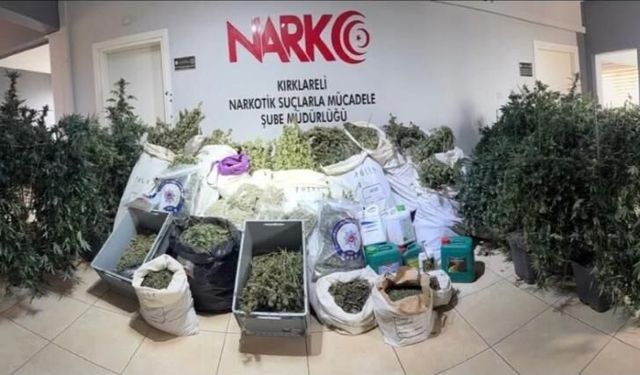 Kırklareli’nde 54 kilogram esrar ele geçirildi: 1 tutuklama