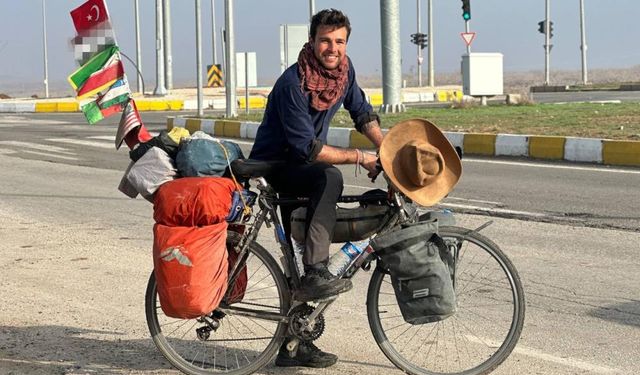 Dünya turundaki İtalyan gezginin Türkiye'deki ilk durağı Şanlıurfa oldu
