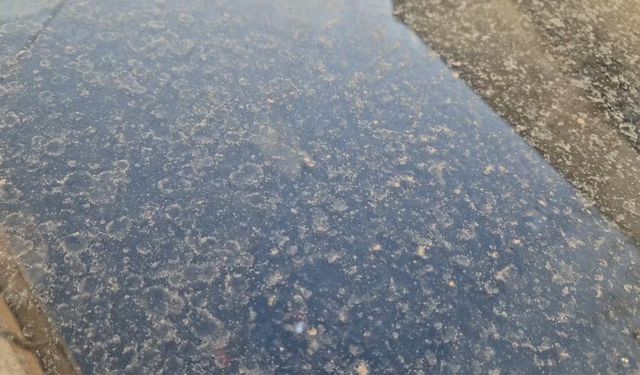 Tekirdağ'da çamur yağdı