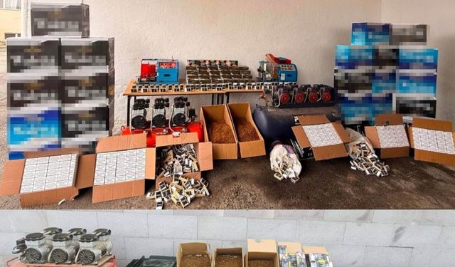 Tekirdağ’da "Türkiye Duman" uygulaması: 4 aranan şahıs yakalandı, 47 kilogram tütün ele geçirildi