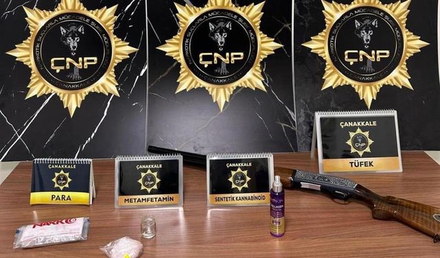 Çanakkale'de uyuşturucu imal ve ticareti suçundan 3 tutuklama