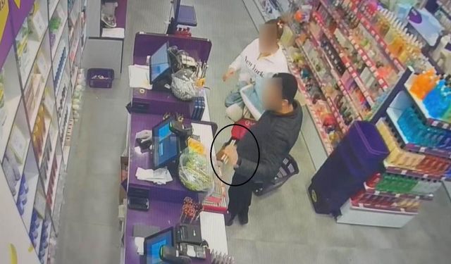 Kozmetik market zincirine dadanan anne, baba ve kız 3 aylık süreçte 1 milyon 200 bin TL'lik ürün çaldı