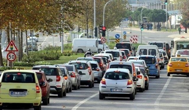 Tekirdağ'da trafiğe kayıtlı araç sayısı 385 bin 787'ye ulaştı