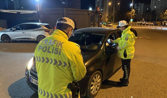 Alkollü şahsın ehliyeti iptal edildi