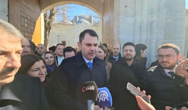 Bakan Kurum, restorasyonu tamamlanan Selimiye Camii'ni ziyaret etti