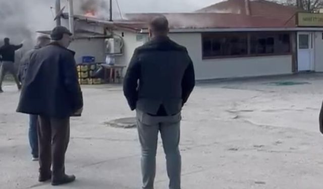 Kapaklı’da lokanta yangını