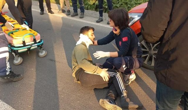 Muratlı’da trafik kazası: 1 yaralı