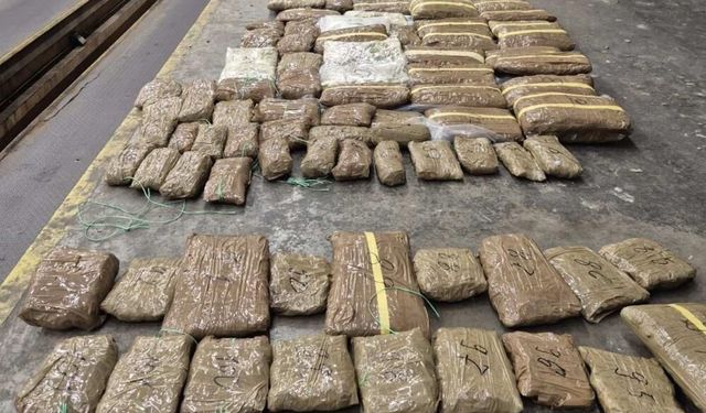 Türkiye’ye sokulmak istenen 45 kilo 760 gram esrar sınırda yakalandı
