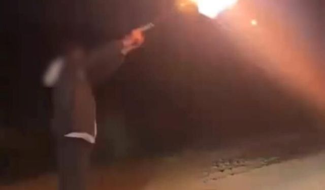 Havaya ateş ettiği anları sosyal medyada paylaşınca gözaltına alındı