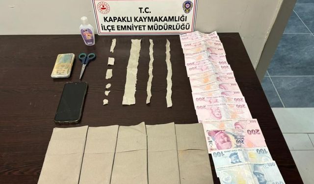 Satıcı ve alıcı suçüstü yakalandı: 1 tutuklama