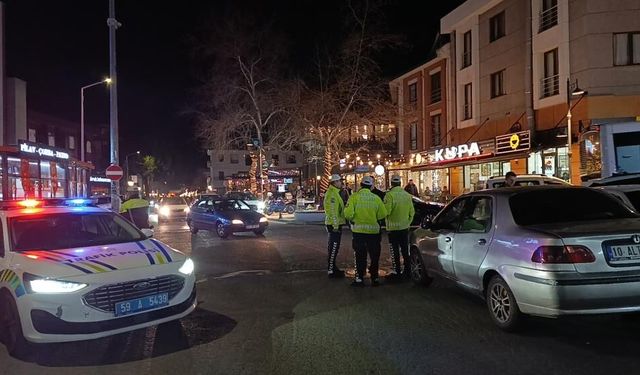Tekirdağ'da "Dur" ihtarına uymayan sürücü aracını bırakıp kaçtı: Sürücüye 210 bin TL ceza uygulandı