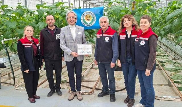 Tekirdağ'da kalıntısız üretime sertifika